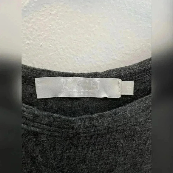 Kain Label Bodycon Ruched Jersey Dress in Dark Grey - Picture 3 of 5